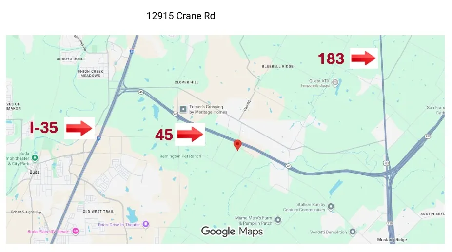 12915 Crane Road Buda, TX 78610