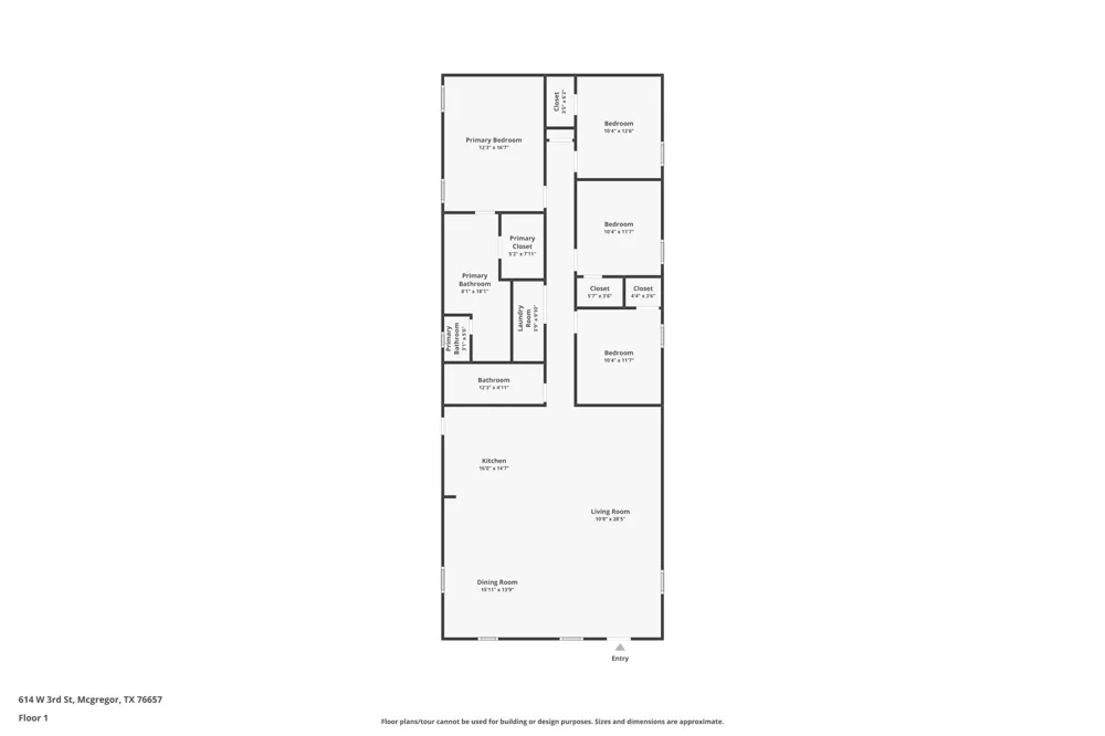 614 W 3rd Street McGregor, TX 76657