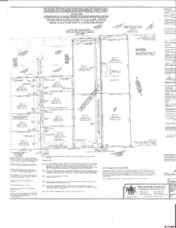 14 2625 LANE Cedaredge, CO 81413