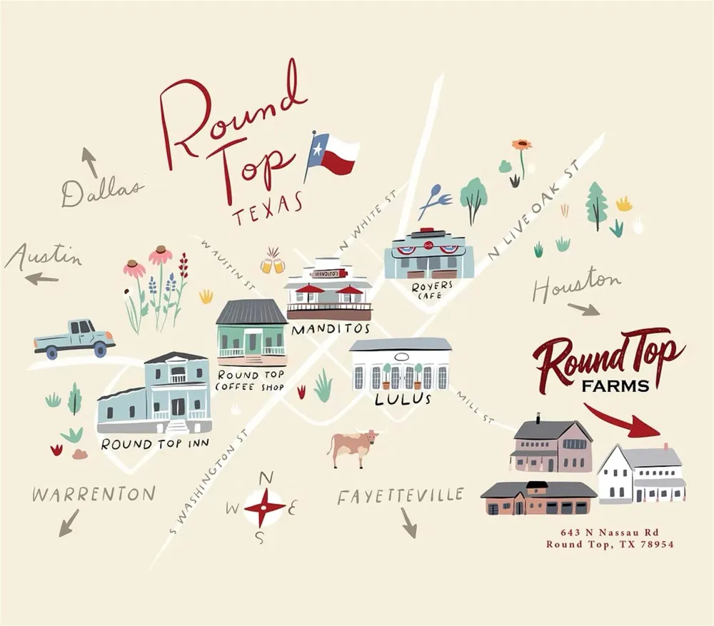 130 Round Top Farms Drive Round Top, TX 78954