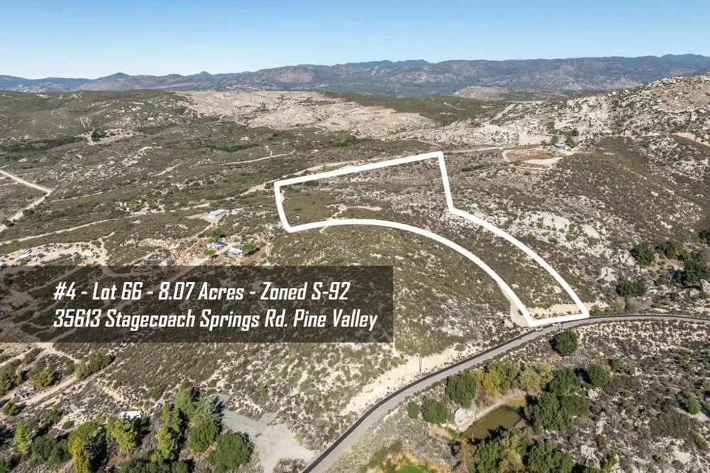 35613 Satgecoach Springs Rd Pine Valley, CA 91962