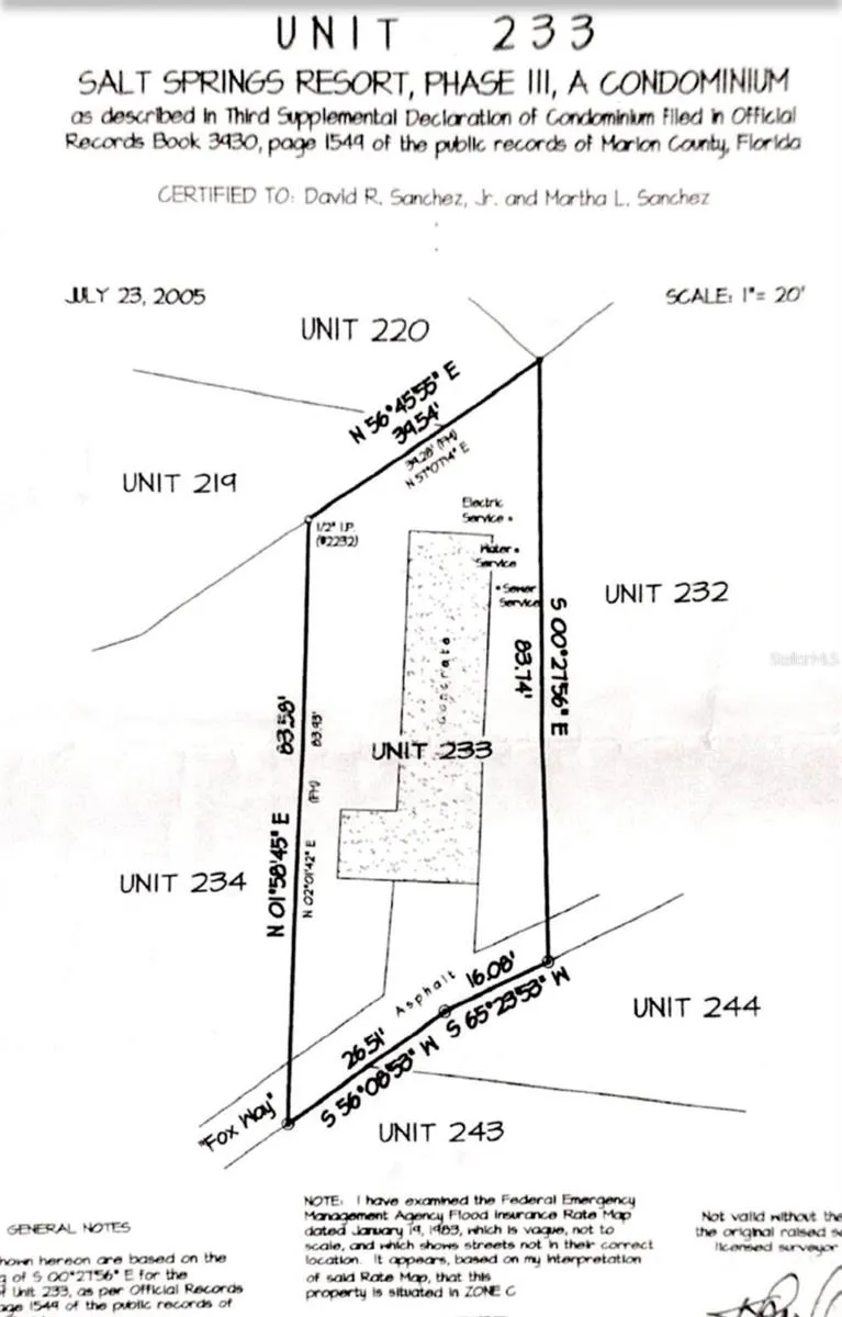 25205 NE 142 ND STREET Salt Springs, FL 32134