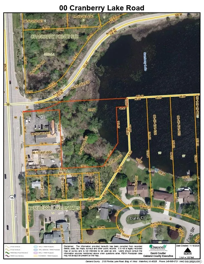 Cranberry Lake Road Independence Charter Township, MI 48348