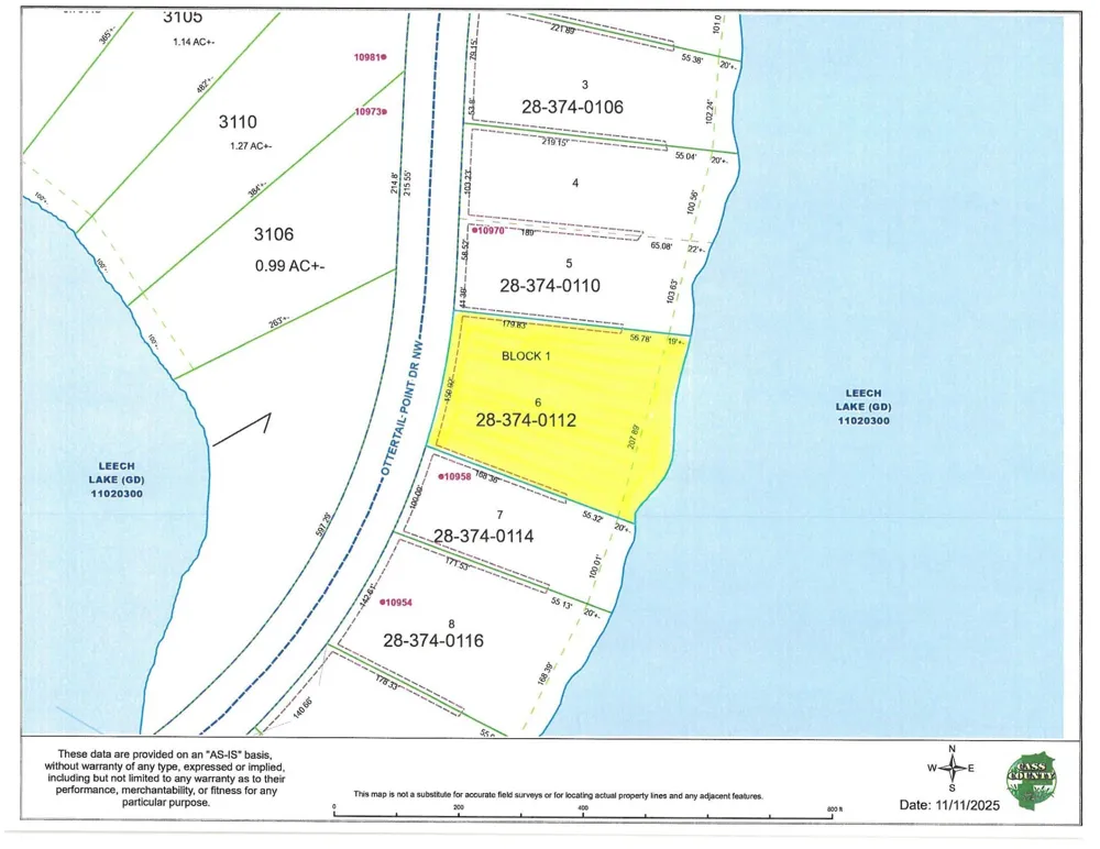 TBD - Lot 6 Ottertail Point Drive NW Cass Lake, MN 56633