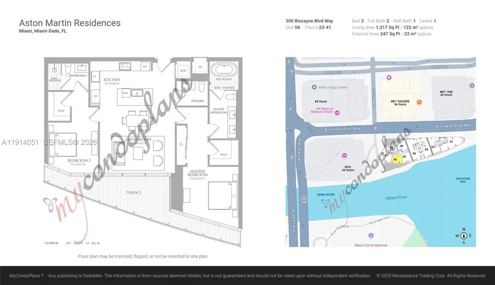 300 Biscayne Boulevard Way #3506W Miami, FL 33131