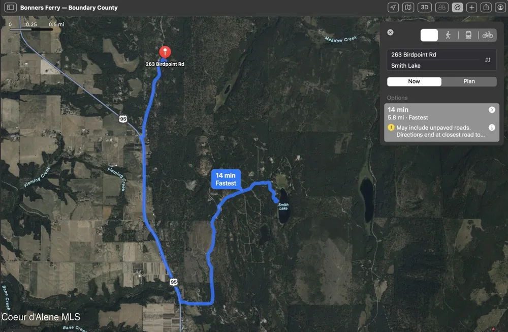 NKA Birdpoint Road Bonners Ferry, ID 83805
