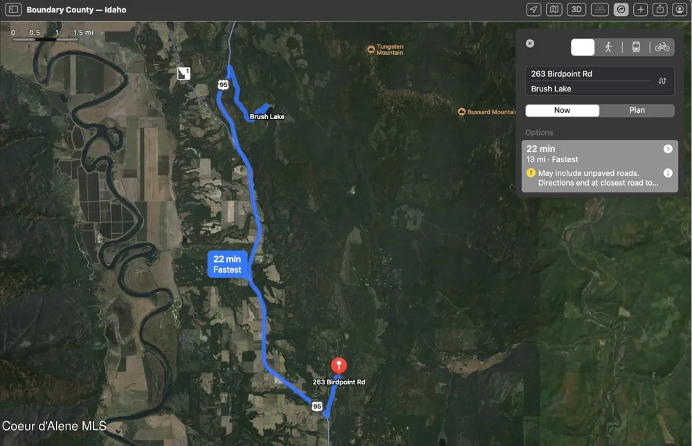 NKA Birdpoint Road Bonners Ferry, ID 83805