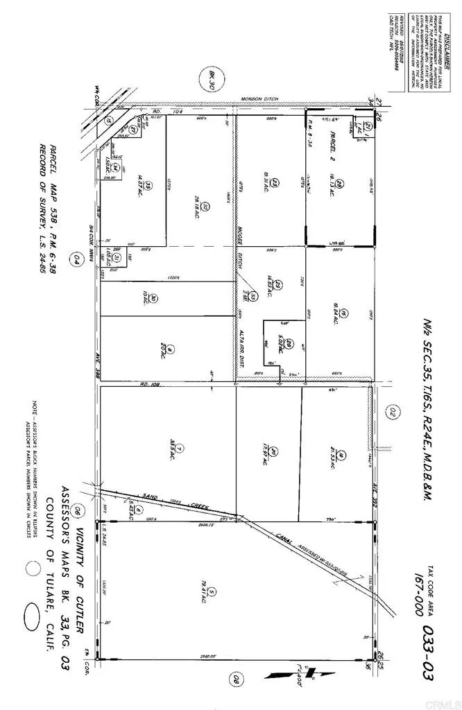 39088 Road 104 Dinuba, CA Road Dinuba, CA 93618