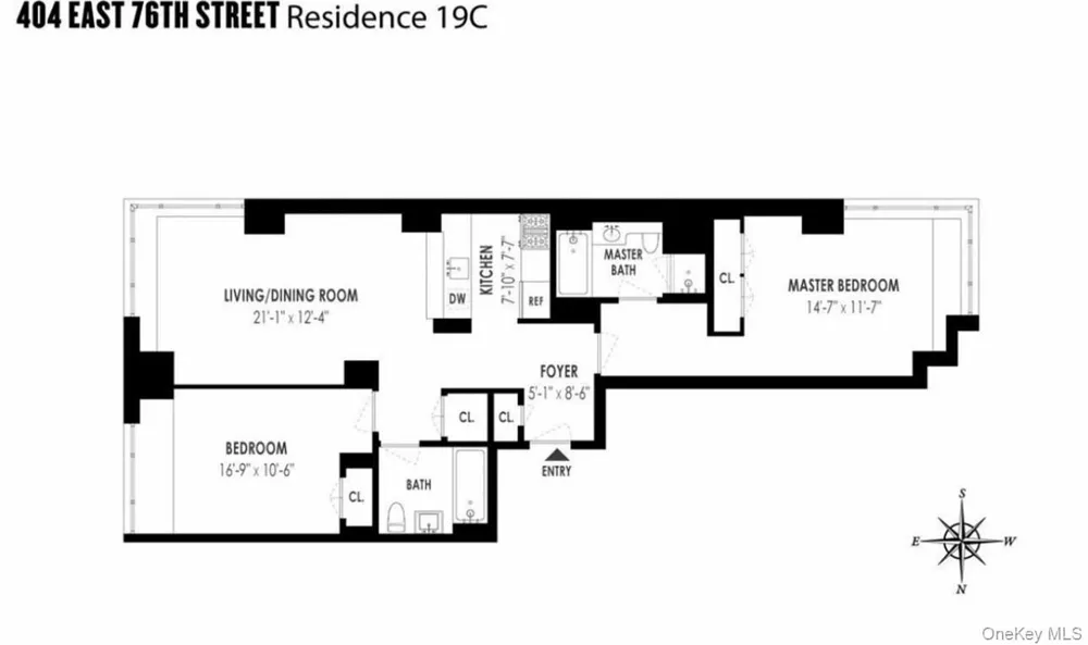 404 E 76th Street #19C New York (Manhattan), NY 10021