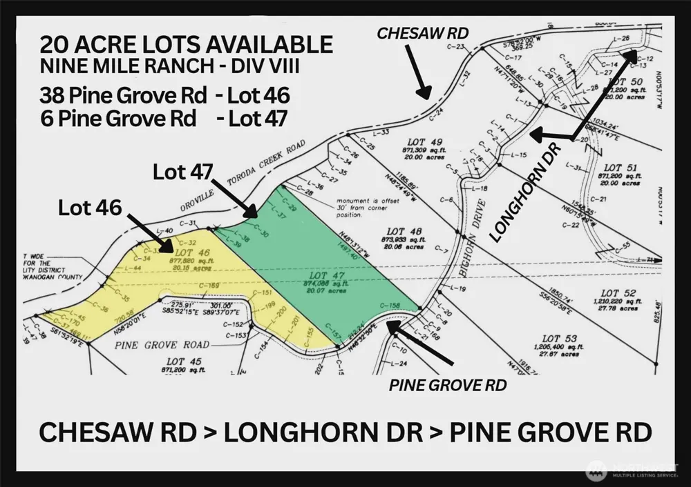 38 & 6 Pine Grove Road #46&47 Oroville, WA 98844