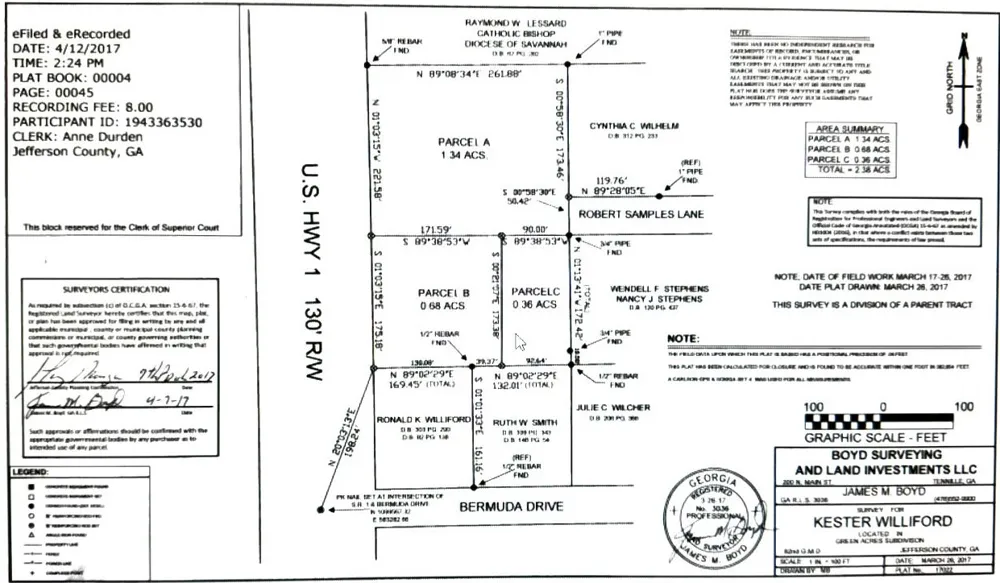 * U S Highway 1 Louisville, GA 30434