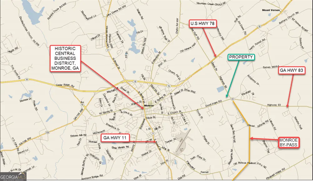 1230 Good Hope RD Monroe, GA 30655