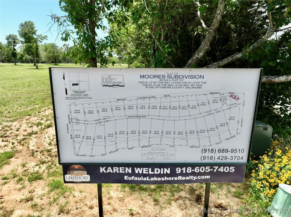 19 Kathy Lane Eufaula, OK 74432