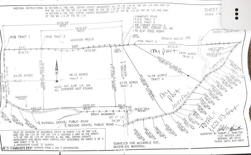 0 Broome Road Wesson, MS 39191