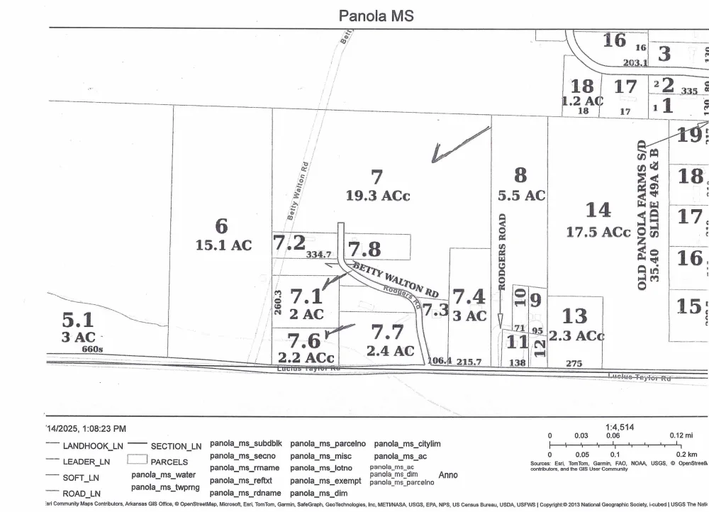 Lucius Taylor Road Como, MS 38619