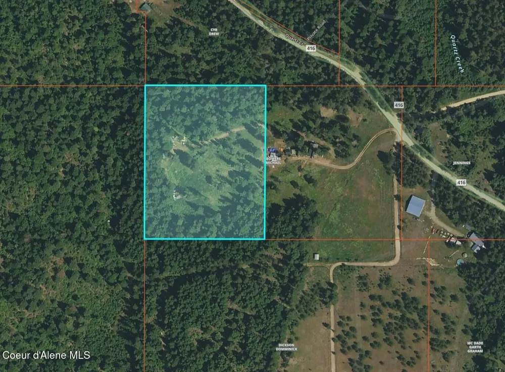 NKA Lower Quartz Creek Road Priest River, ID 83856