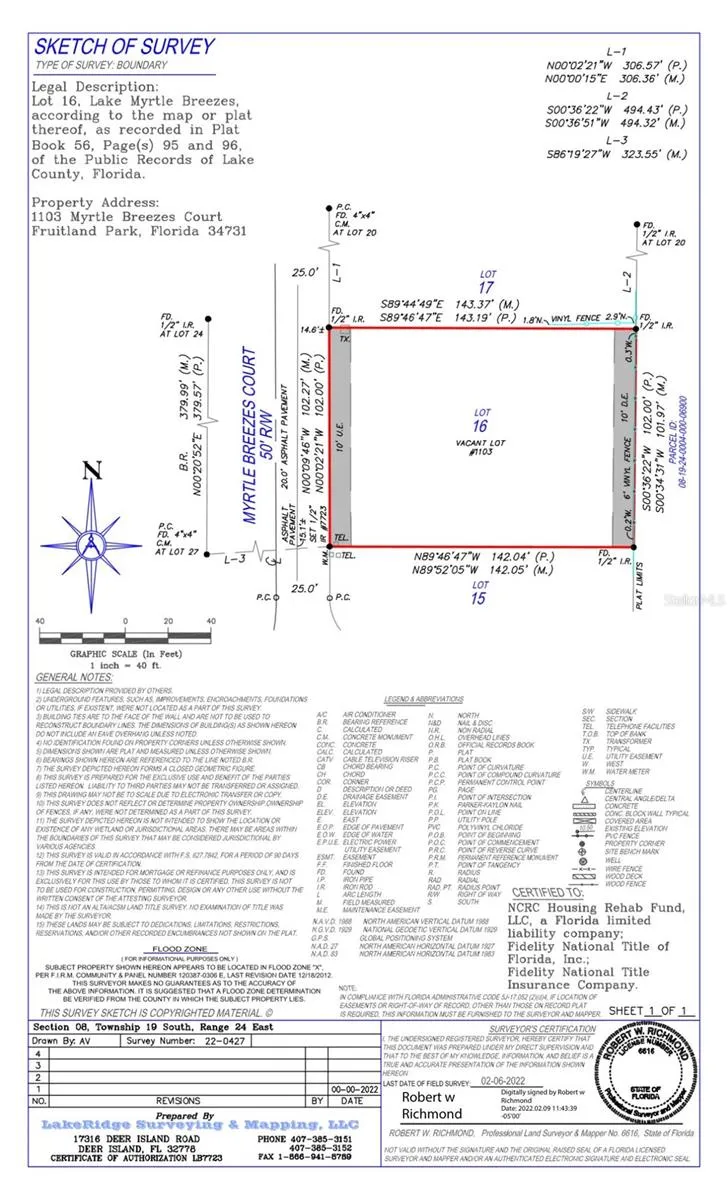 1103 MYRTLE BREEZES COURT Fruitland Park, FL 34731