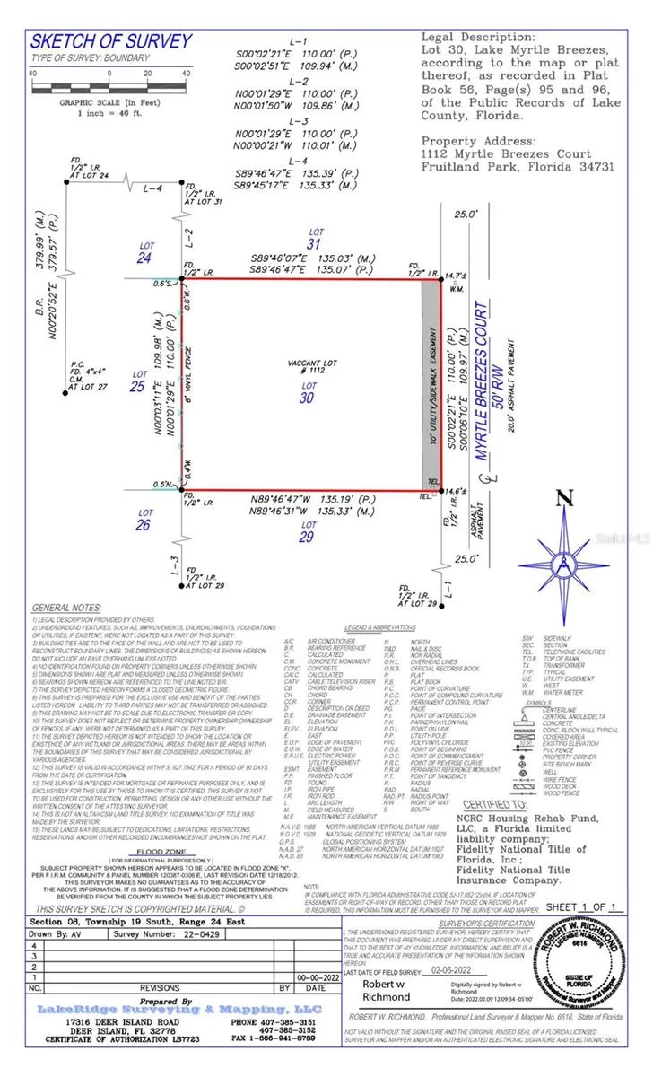 1112 MYRTLE BREEZES COURT Fruitland Park, FL 34731