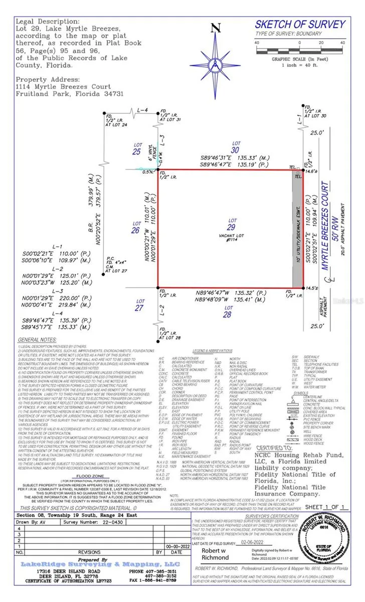 1114 MYRTLE BREEZES COURT Fruitland Park, FL 34731