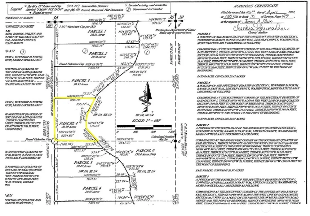 35410 Prairie Lane #Lot 4 Creston, WA 99117