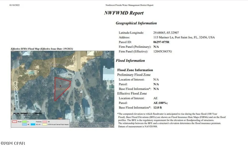 117 Mariner Lane Cape San Blas, FL 32456