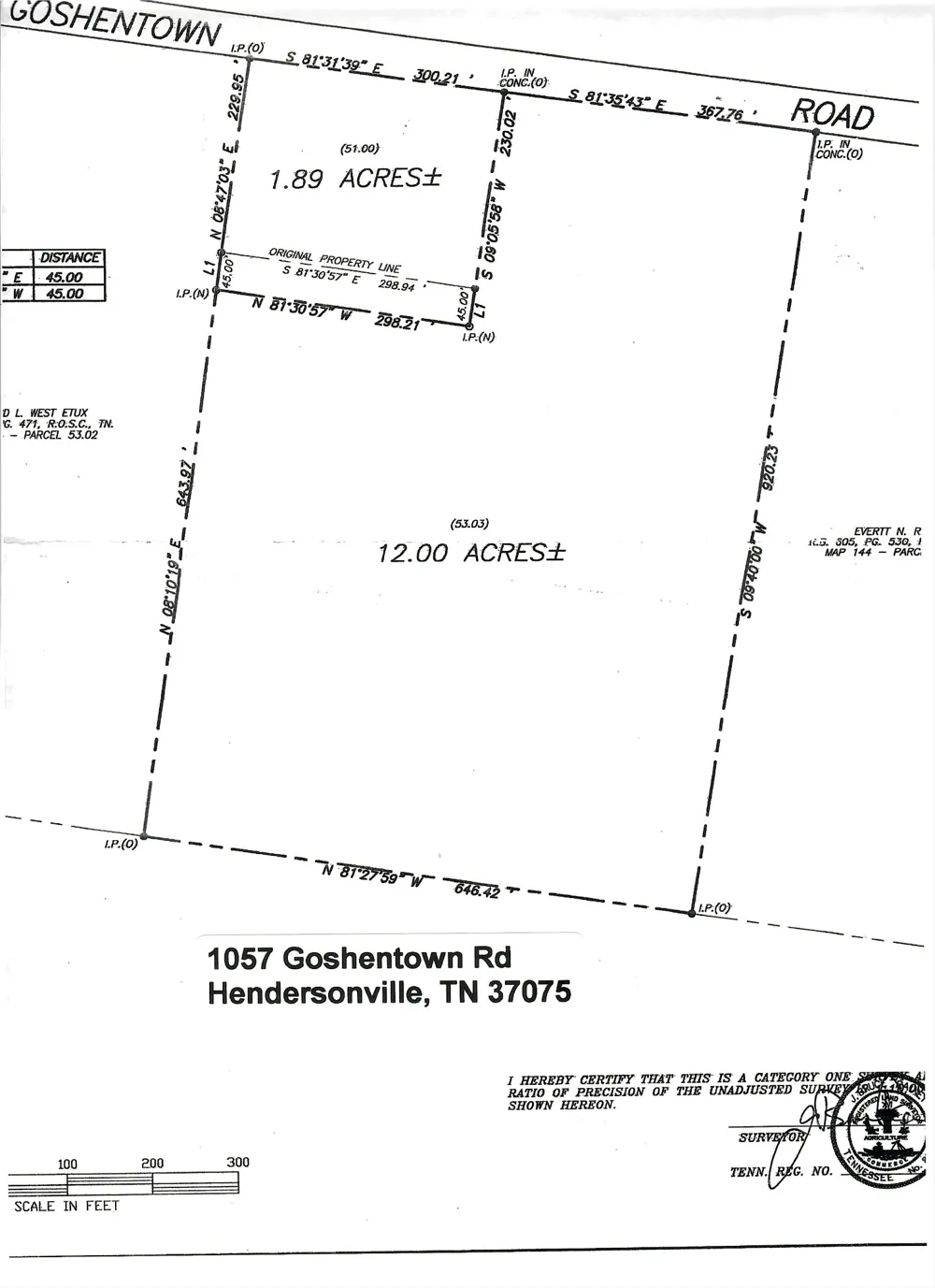 1057 Goshentown Rd Hendersonville, TN 37075