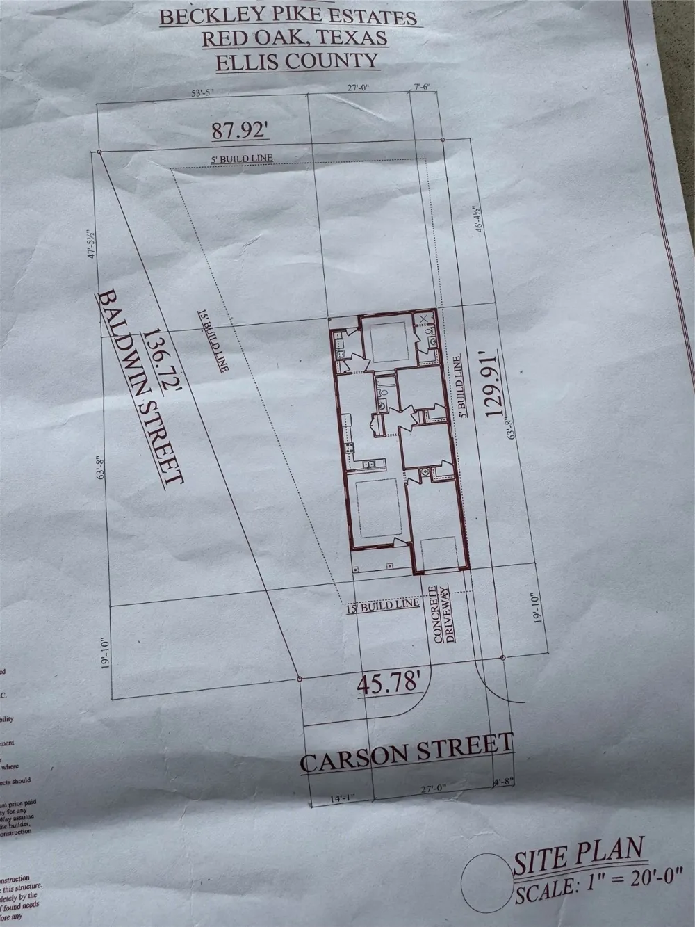 Carson Street Red Oak, TX 75154