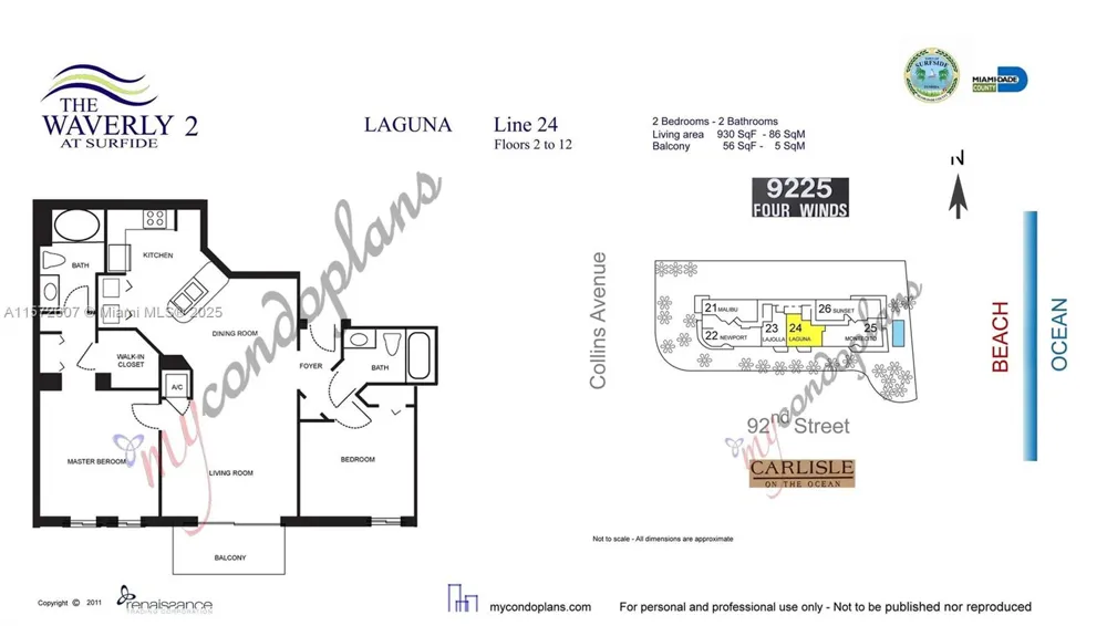 9201 Collins Ave #524 Surfside, FL 33154