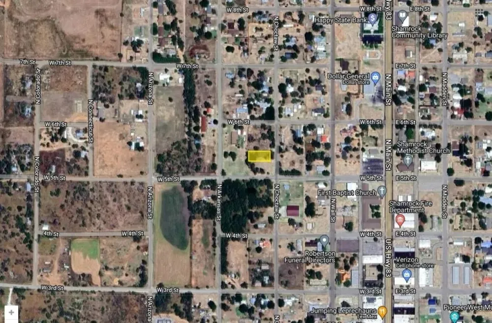 CHOCTAW STREET Shamrock, TX 79079