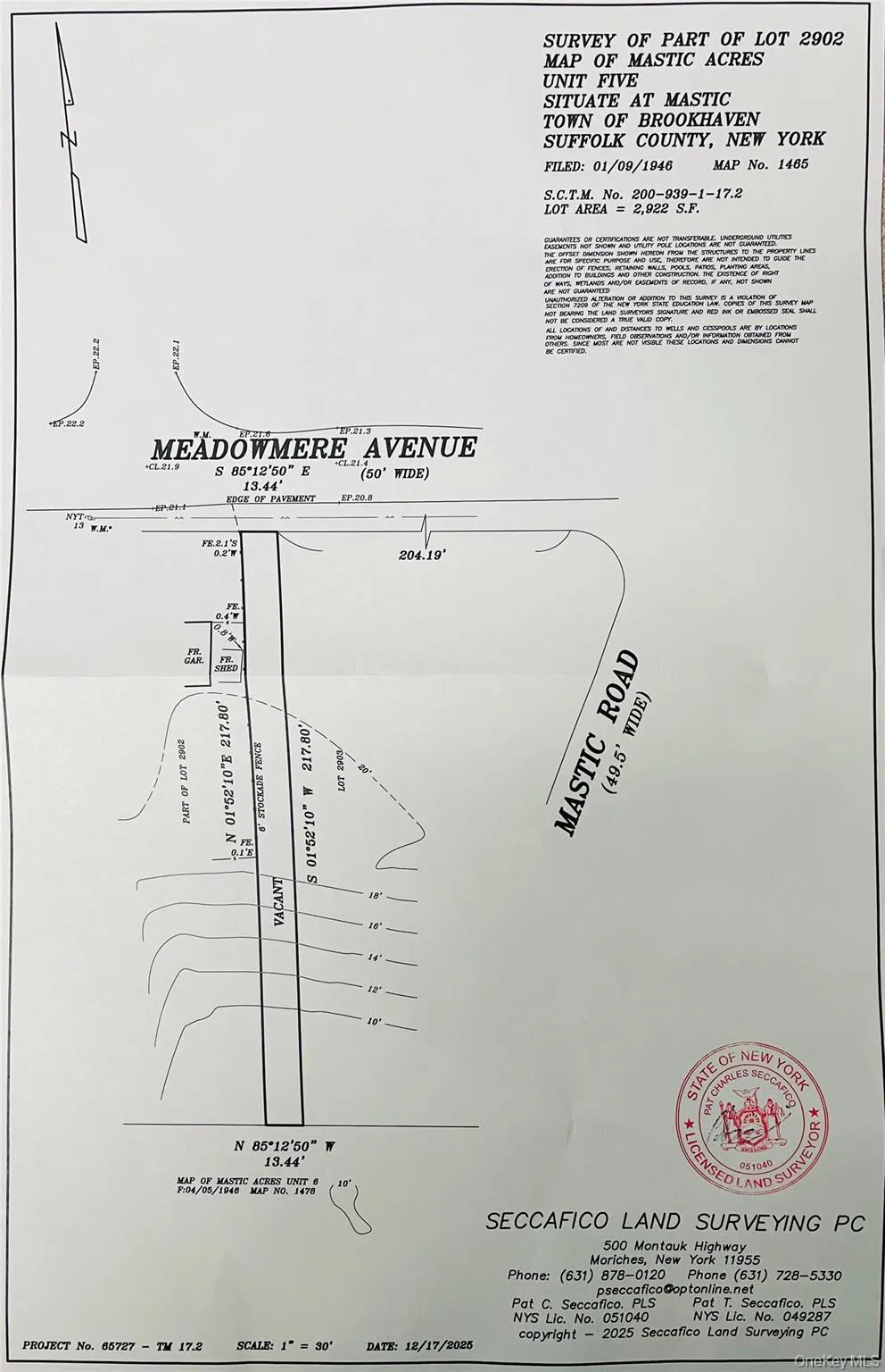 VL Meadowmere Avenue Mastic, NY 11950