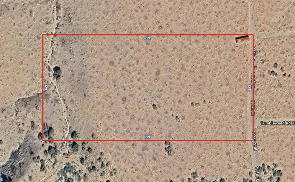 116 Street East & Tumbleweed Rd. Juniper Hills, CA 93543
