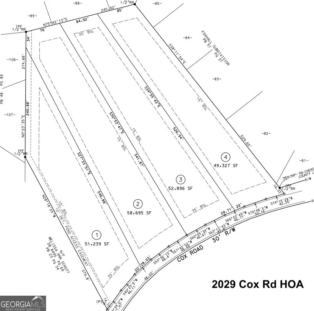 LOT 4 Cox RD Woodstock, GA 30188