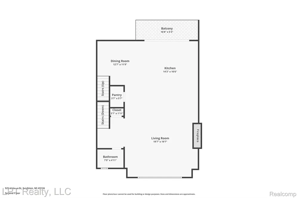 525 Walnut Street Brighton City, MI 48116