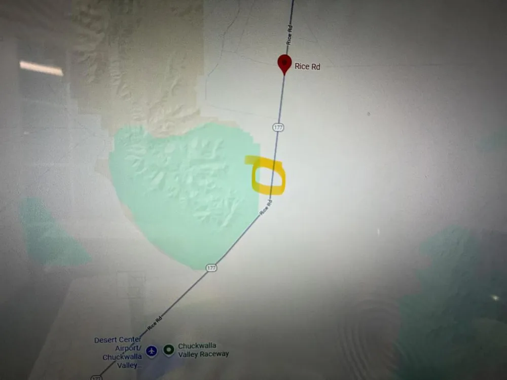 Rice Road Desert Center, CA 92239