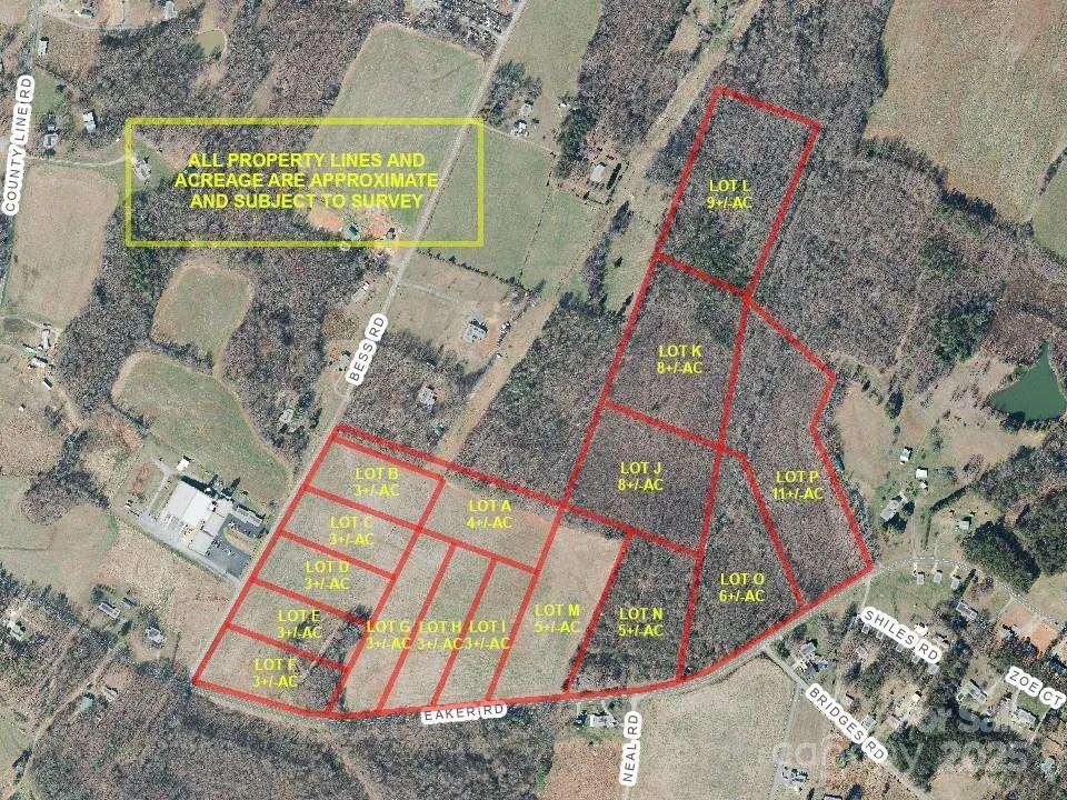 14.41+/-AC Eaker Road #LOT P Bessemer City, NC 28016