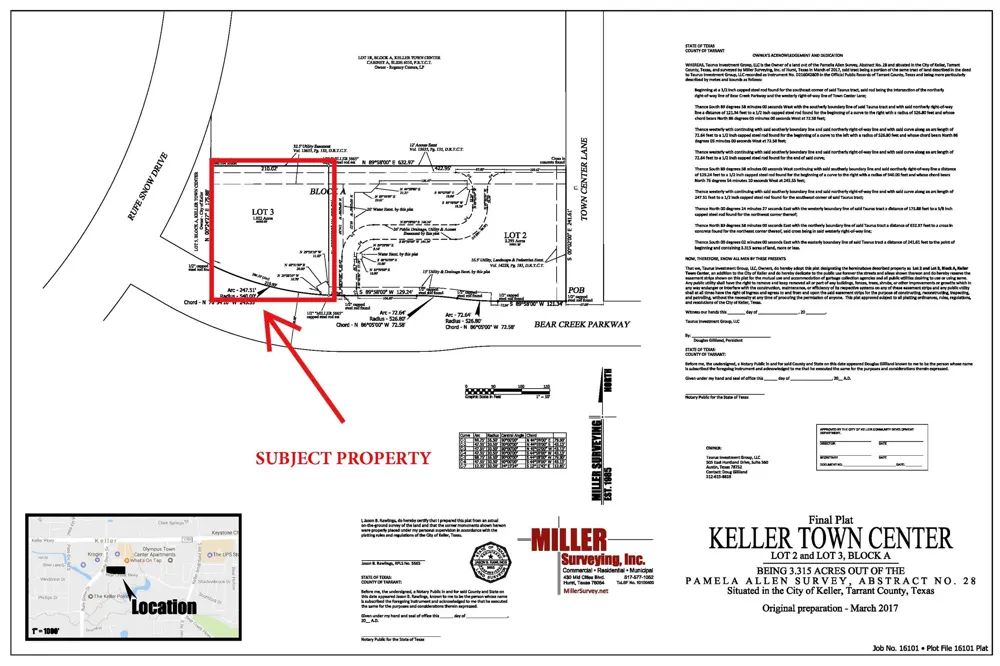 1001 Bear Creek Parkway Keller, TX 76248