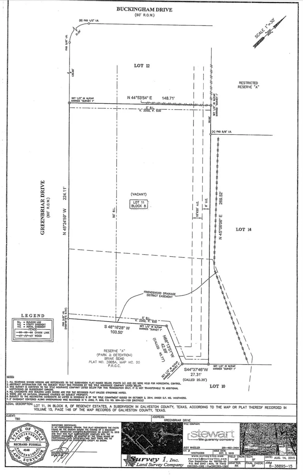 1405 Greenbriar Drive Friendswood, TX 77546