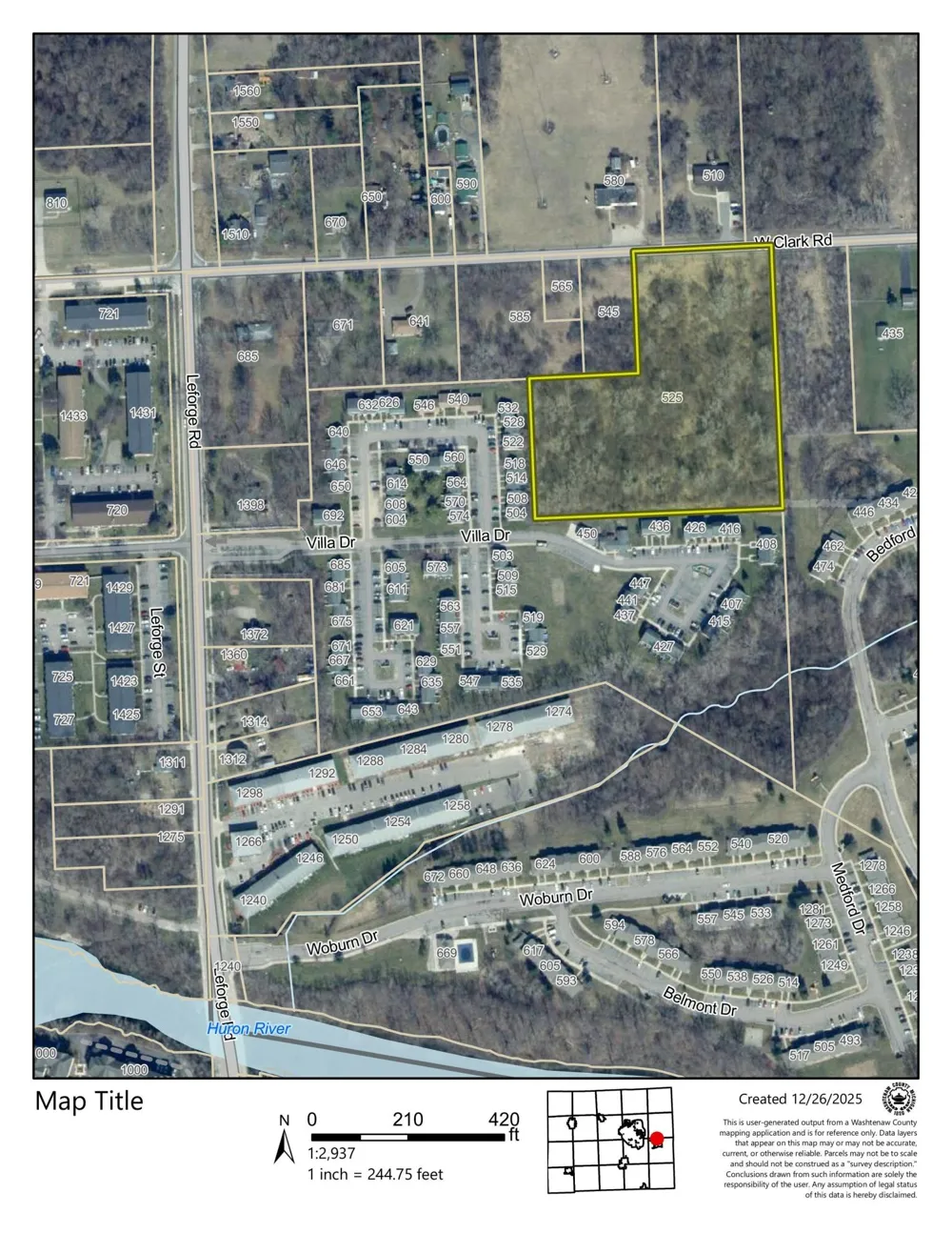 525 W Clark Road Ypsilanti, MI 48198