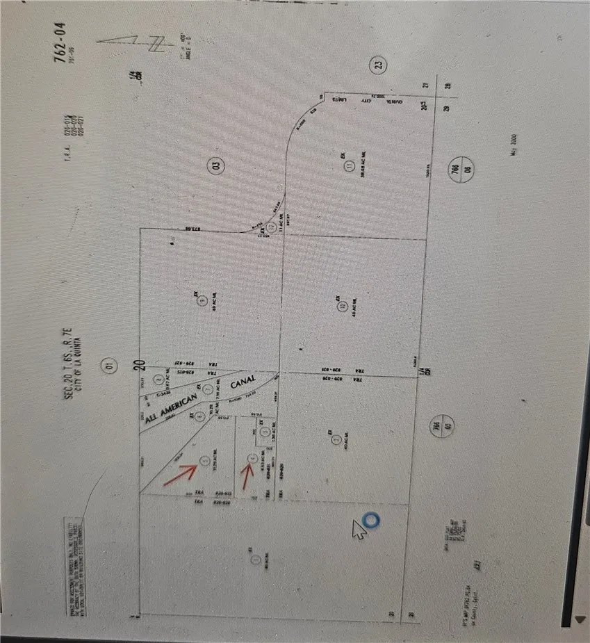11.29 ACRES M/L IN POR SW 1/4 OF SEC 20 T6S R7E La Quinta, CA 92253