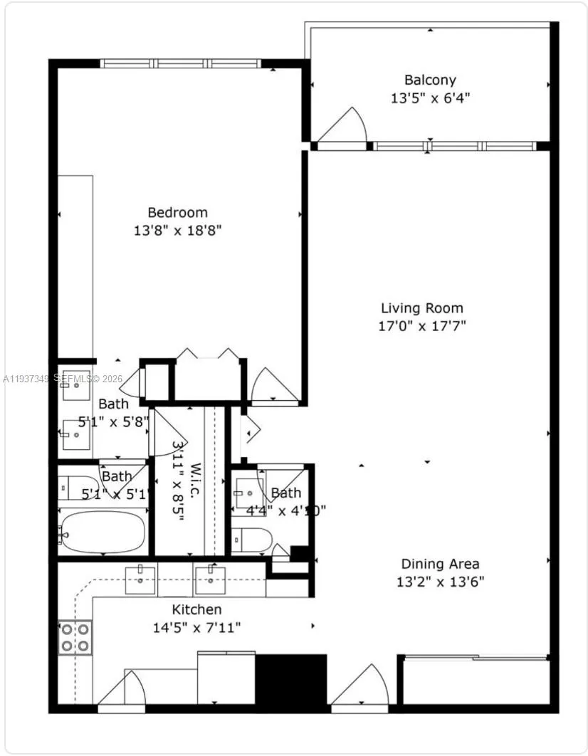 9511 Collins Ave #1108 Surfside, FL 33154