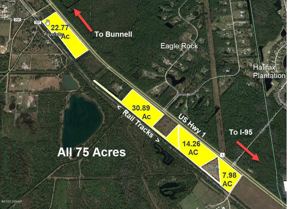 US 1   (22.77 AC) Highway Bunnell, FL 32110