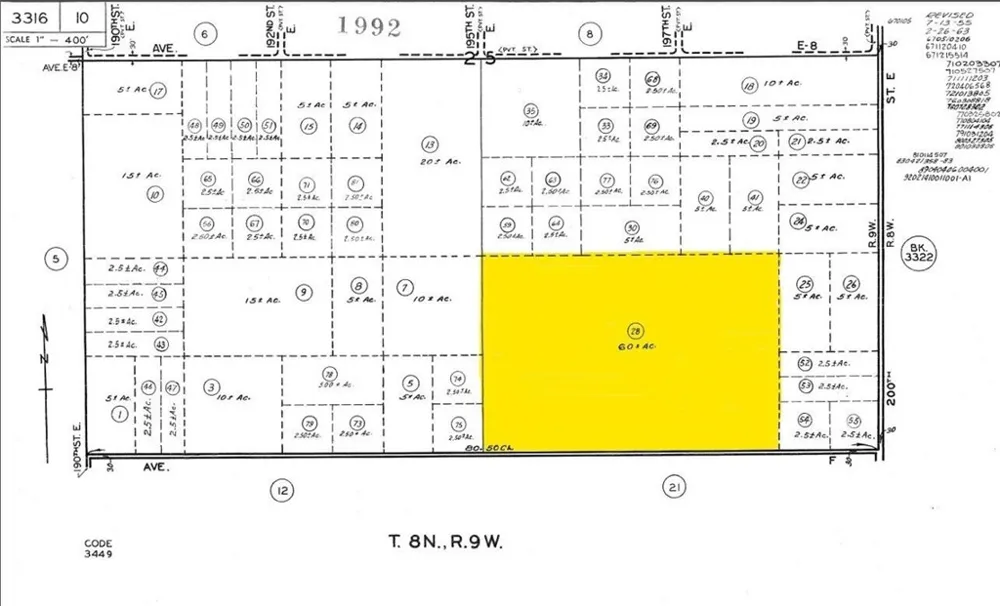 19500 E Avenue F Hi Vista, CA 93535