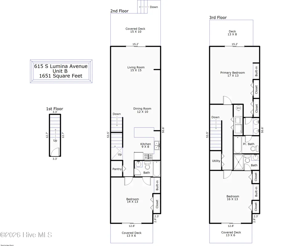 615 S Lumina Avenue #Unit 2 Wrightsville Beach, NC 28480