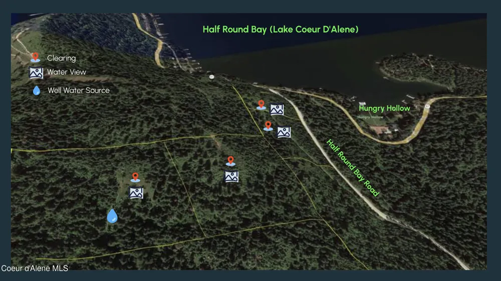 NKA 39-Ac Half Round Bay Road Harrison, ID 83833