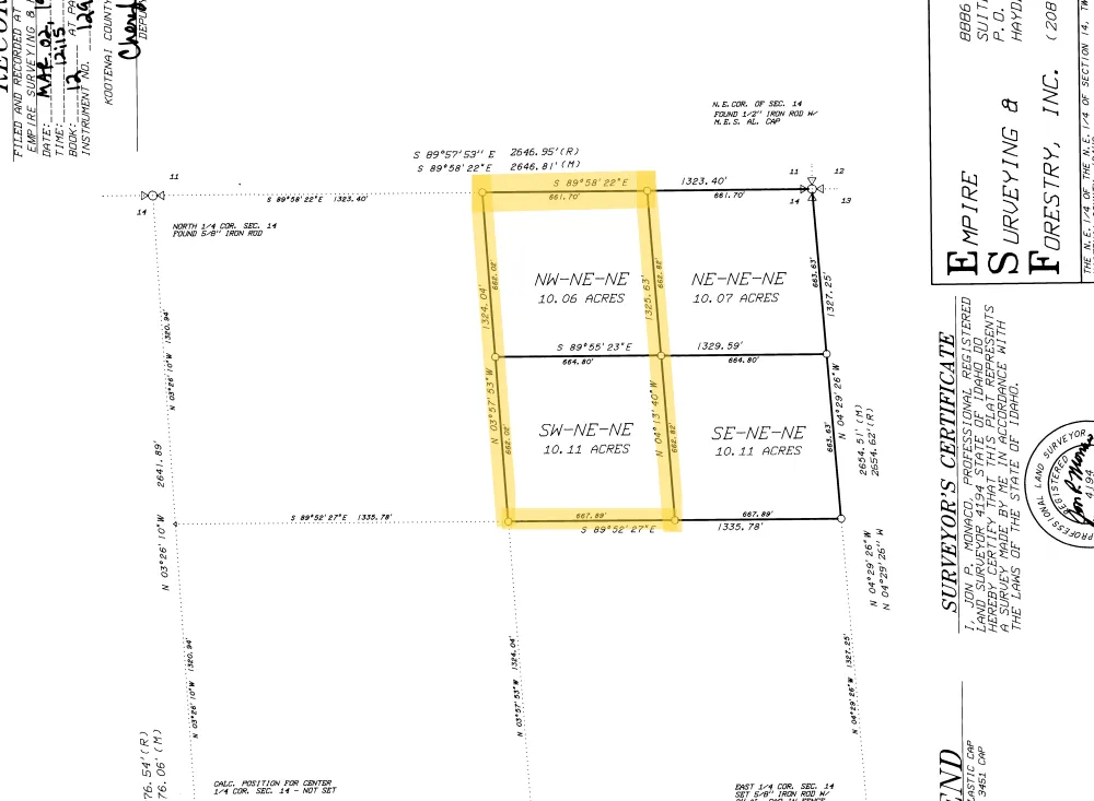 NKA 39-Ac Half Round Bay Road Harrison, ID 83833