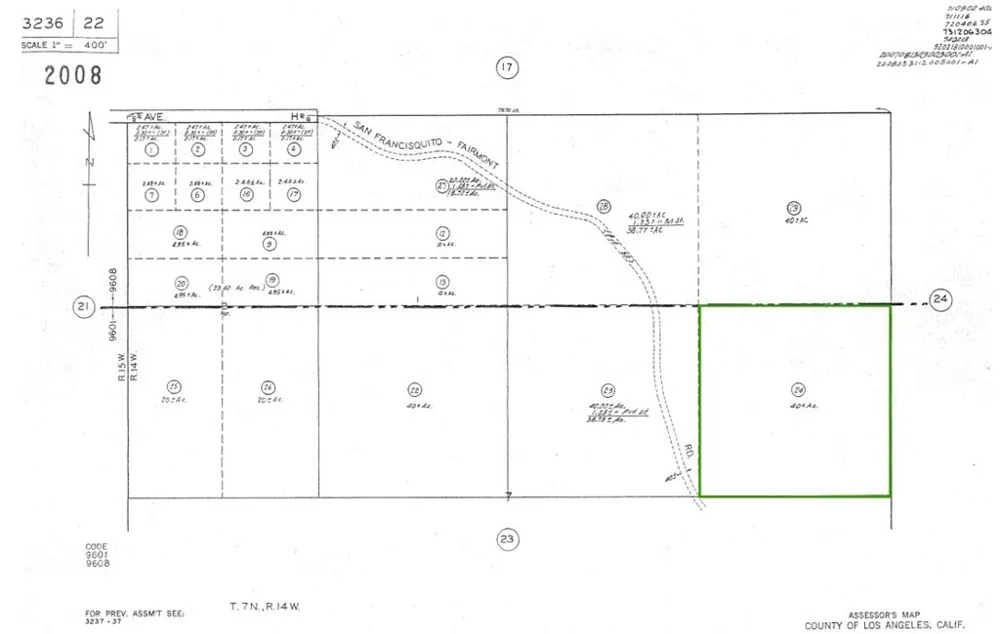 15000 San Francisquito Road Fairmont, CA 93536
