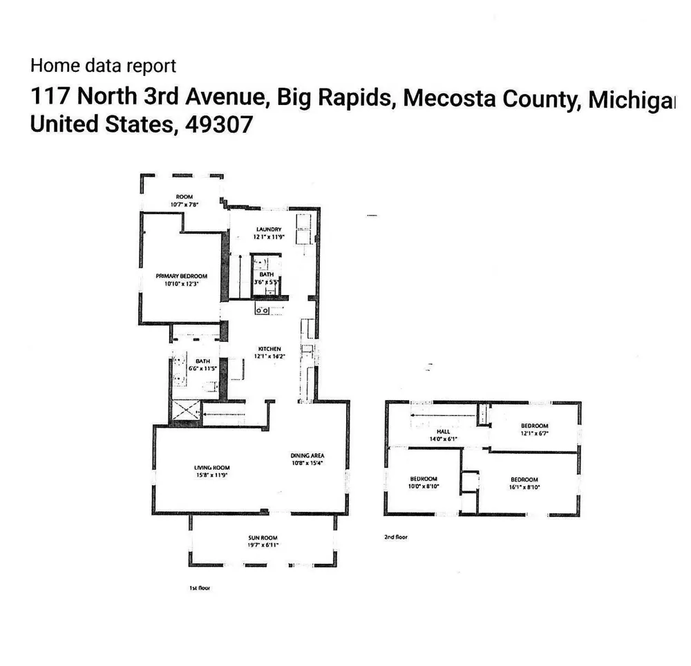 117 3rd Avenue Big Rapids City, MI 49307
