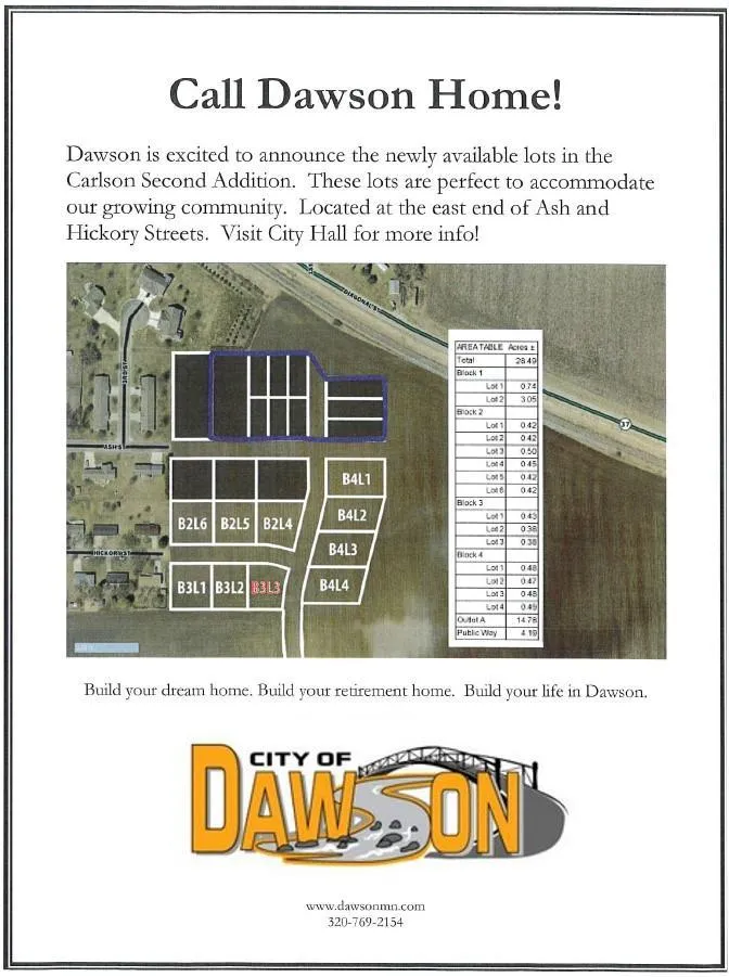 1045 1st Street Dawson, MN 56232