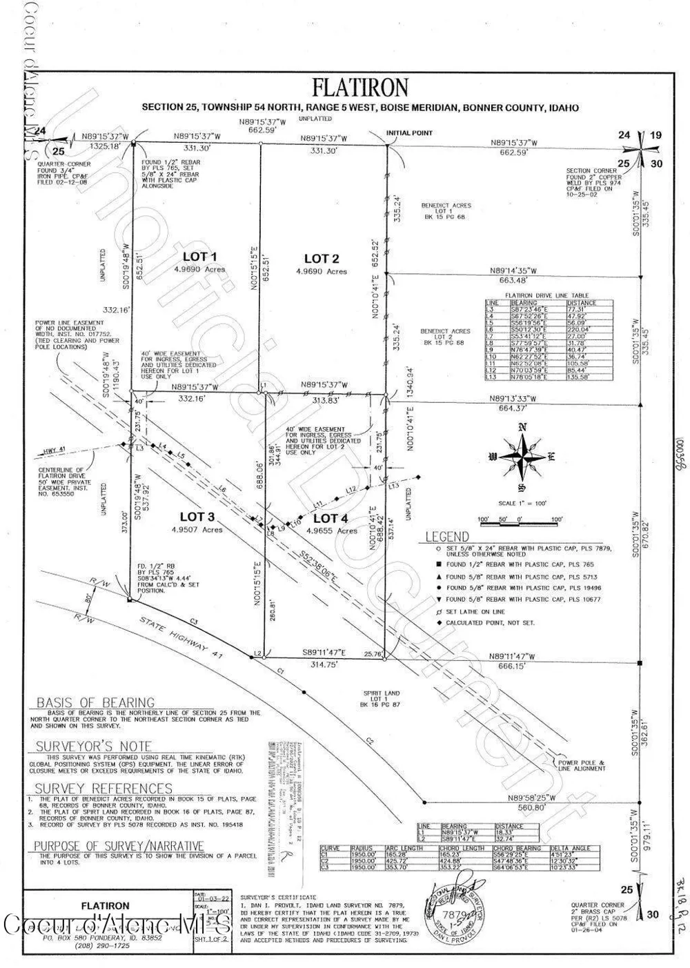 NKA Lot 4 Flat Iron Spirit Lake, ID 83869