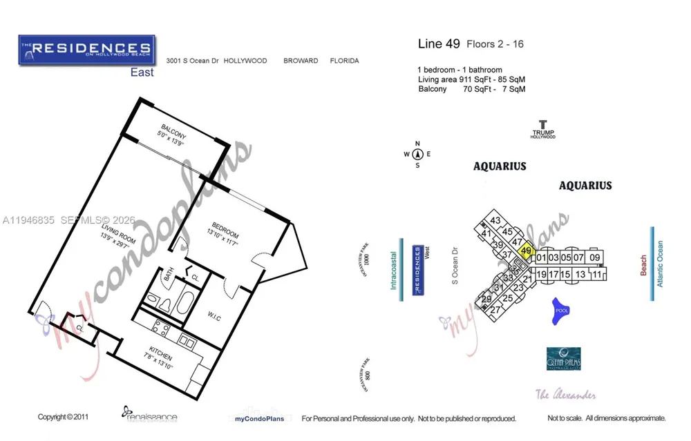 3001 S Ocean Dr #1449 Hollywood, FL 33019